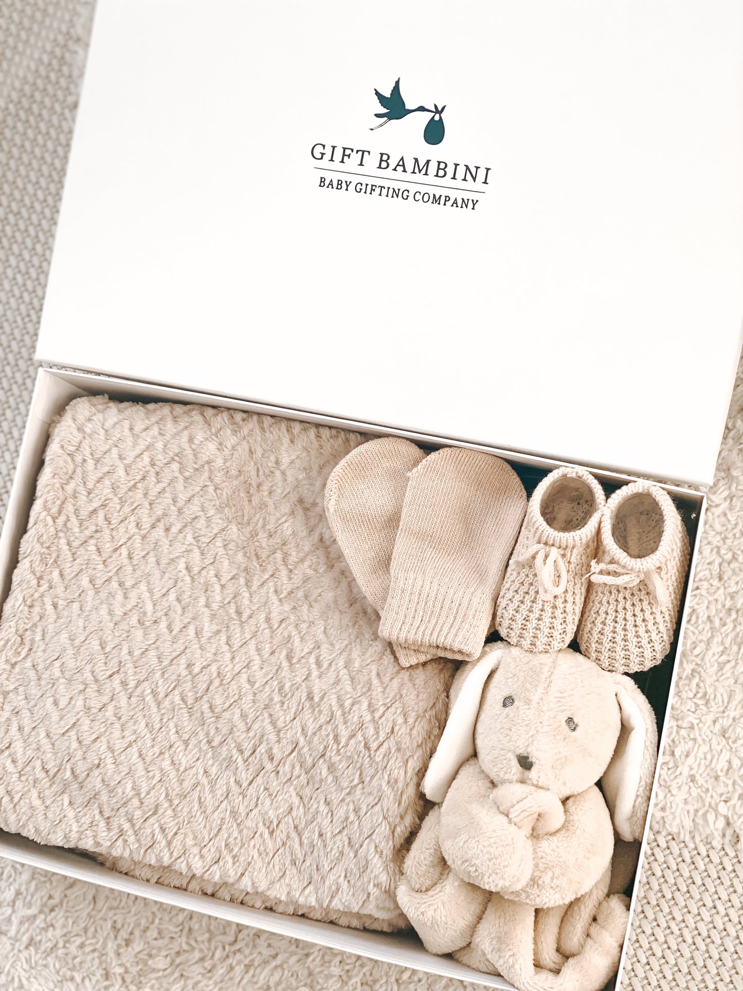 Unisex New Baby Neutral Bunny Gift Box