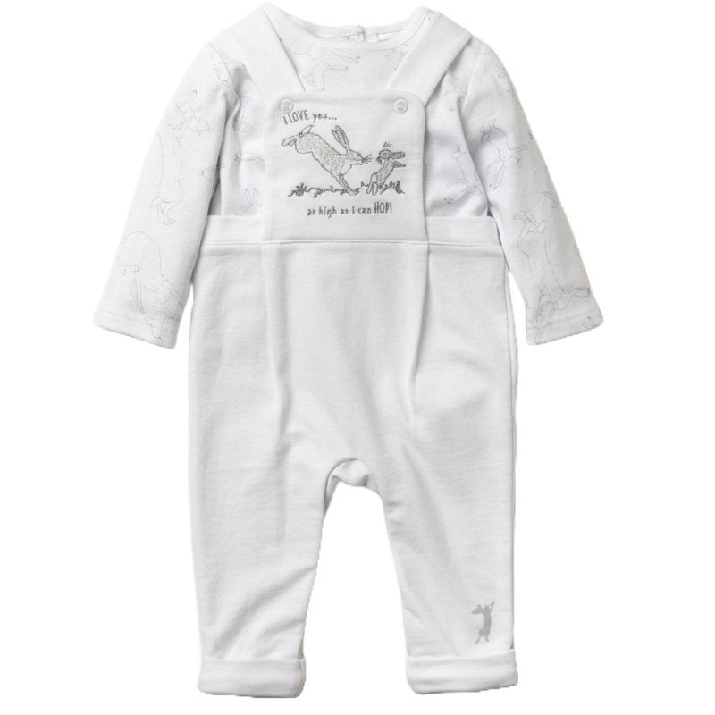 Unisex Bunny Dungaree & Top Outfit Set - Guess How Much I Love You
