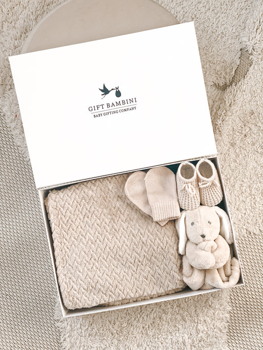 Unisex New Baby Neutral Bunny Gift Box