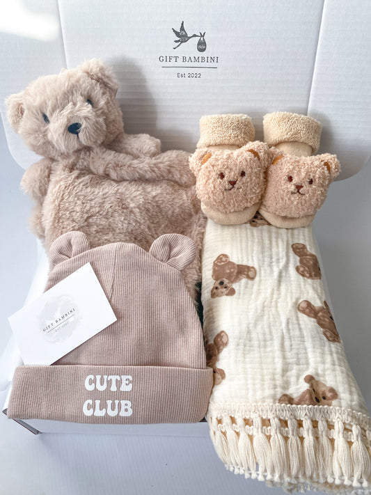 Cute Club Bear Gift Box