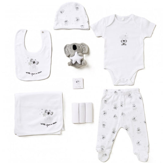 10pc Unisex Outfit Gift Set W/ Toy & Blanket - Koala