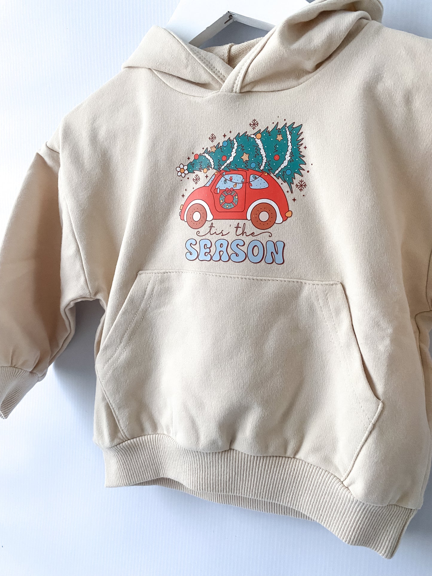 'Tis The Season Car 12-18M - Christmas Jumper Baby & Toddler Neutral Organic Cotton