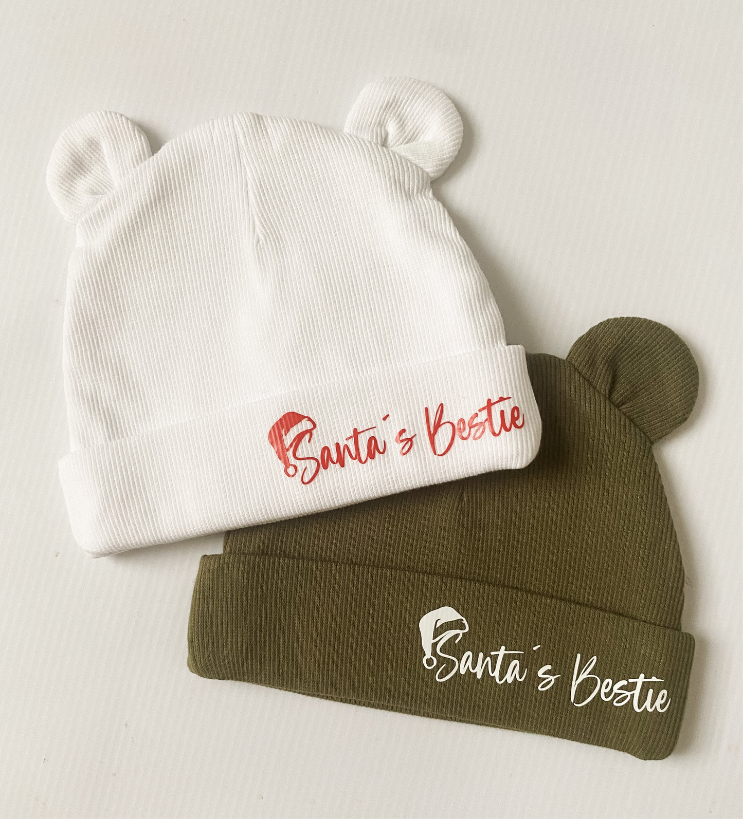 Santa’s Bestie Christmas Baby Hat