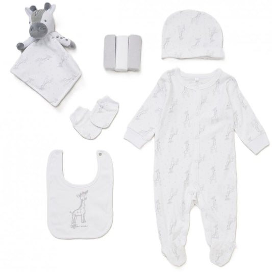 Giraffe Unisex Baby Outfit Gift Set W/ Comforter