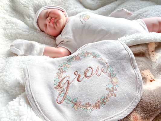 5pc Baby Outfit Gift Set - 'Grow'