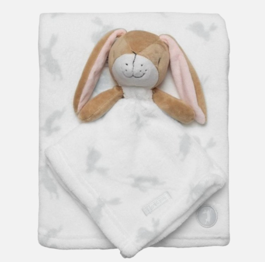 Rabbit Comforter W/Blanket - Grey