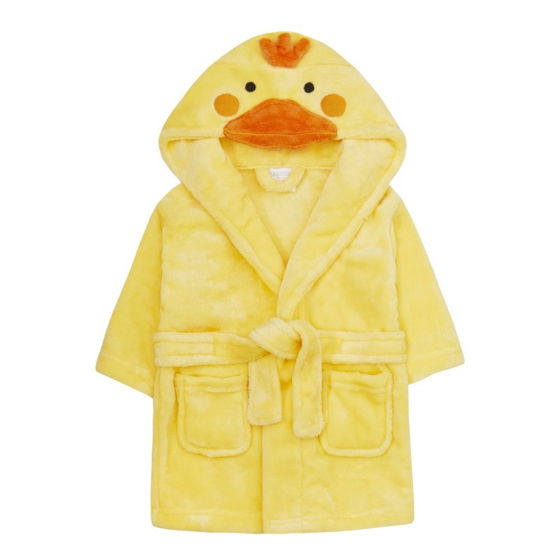 Duckling Hooded Baby Bathrobe/ Dressing Gown