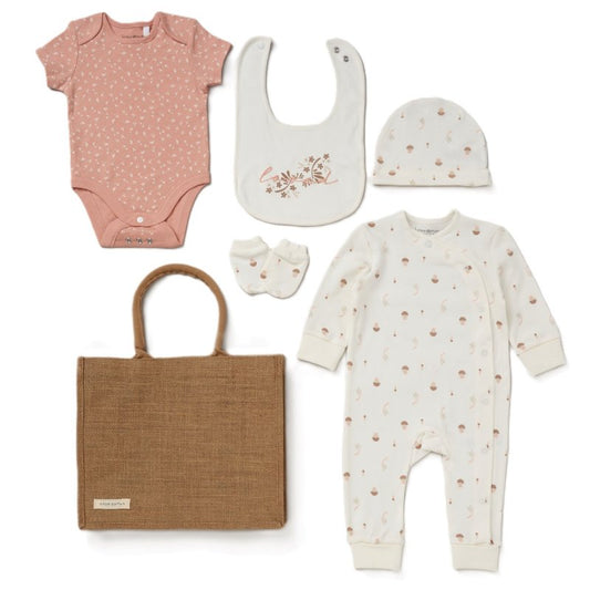 Baby Outfit Gift Set Organic Cotton - 'Loved'