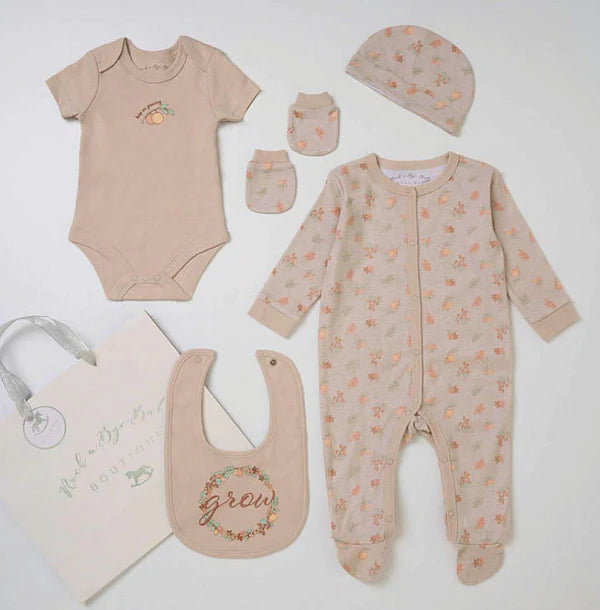 5pc Baby Outfit Gift Set - 'Grow'