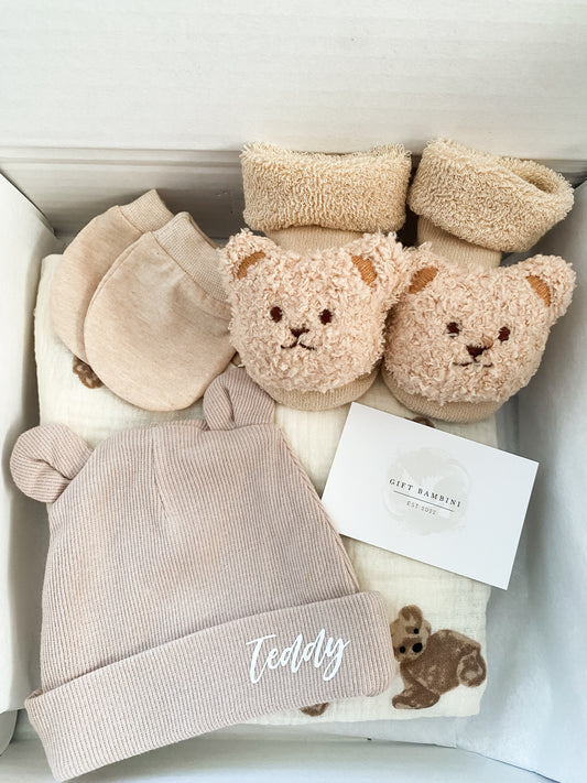 Personalised Name Bear Gift Box