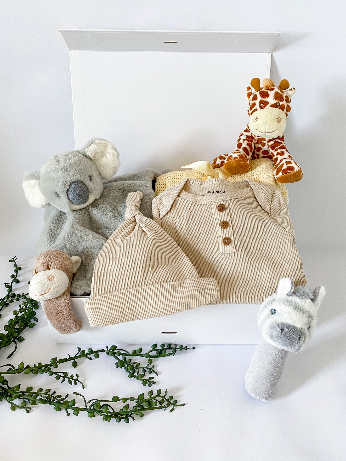 Safari Baby Gift Hamper Box - Luxe