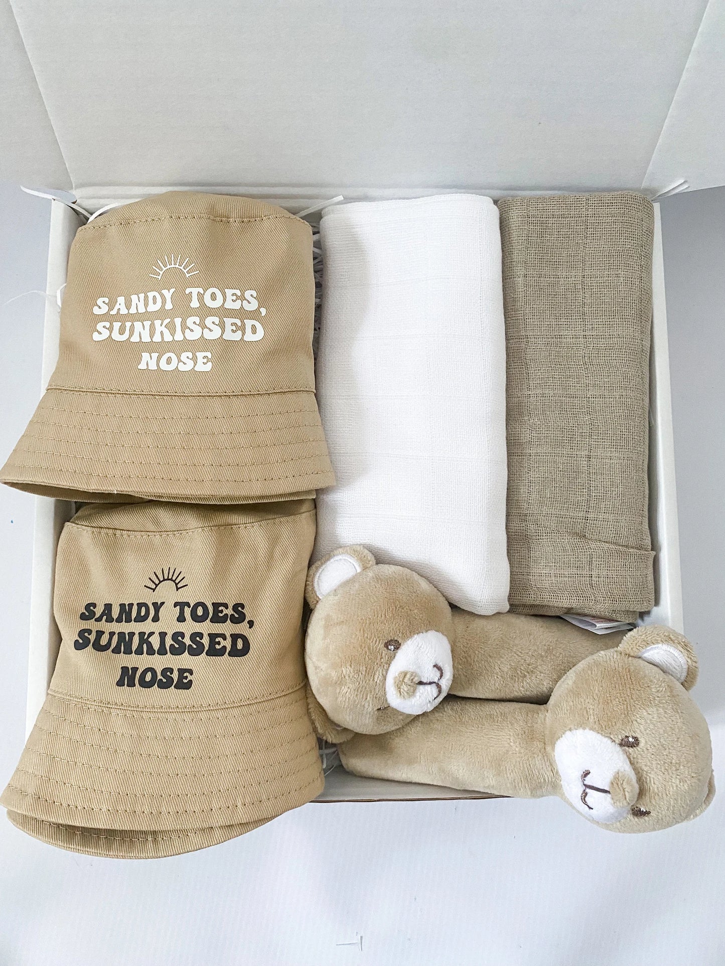 Twin Gift Hamper Box - Summer Hat Set